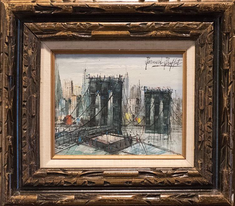 ベルナール・ビュッフェ「NEW YORK-Ancesboro bridge」 ベルナール・ビュッフェ「NEW YORK-Ancesboro bridge」 - メルカリ