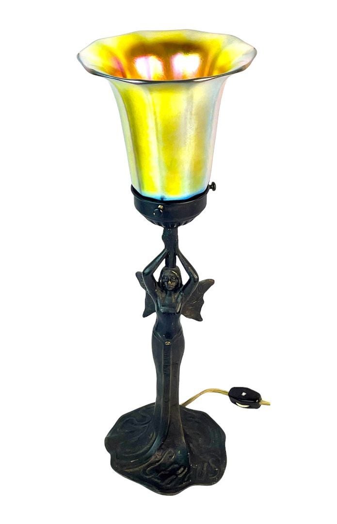 Antique Art Nouveau Else von Beck Boudoir Lamp Worthington Galleries